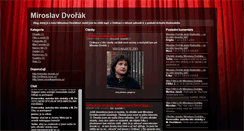 Desktop Screenshot of miroslavdvorak.mujidol.cz