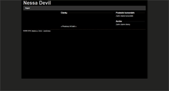 Desktop Screenshot of nessadevil.mujidol.cz