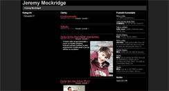 Desktop Screenshot of jeremy-mockridge.mujidol.cz