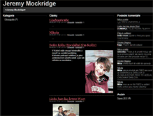 Tablet Screenshot of jeremy-mockridge.mujidol.cz