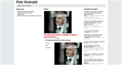 Desktop Screenshot of petrkotvald.mujidol.cz