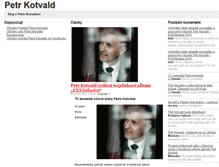 Tablet Screenshot of petrkotvald.mujidol.cz