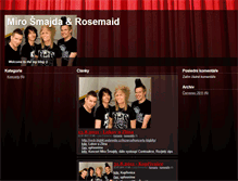 Tablet Screenshot of mirosmajda-rosemaid.mujidol.cz